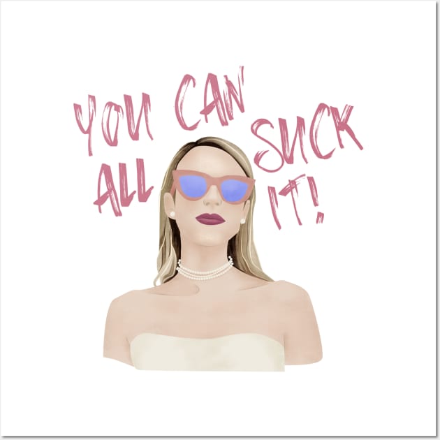 suck it Wall Art by ohnoballoons